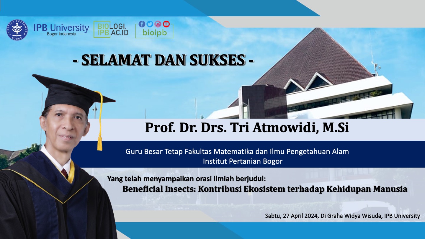 CONGRATULATIONS AND SUCCESS TO PROF. DR. DRS. TRI ATMOWIDI, M.SI